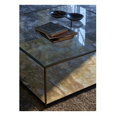 Karusa coffee table, pedestal and console